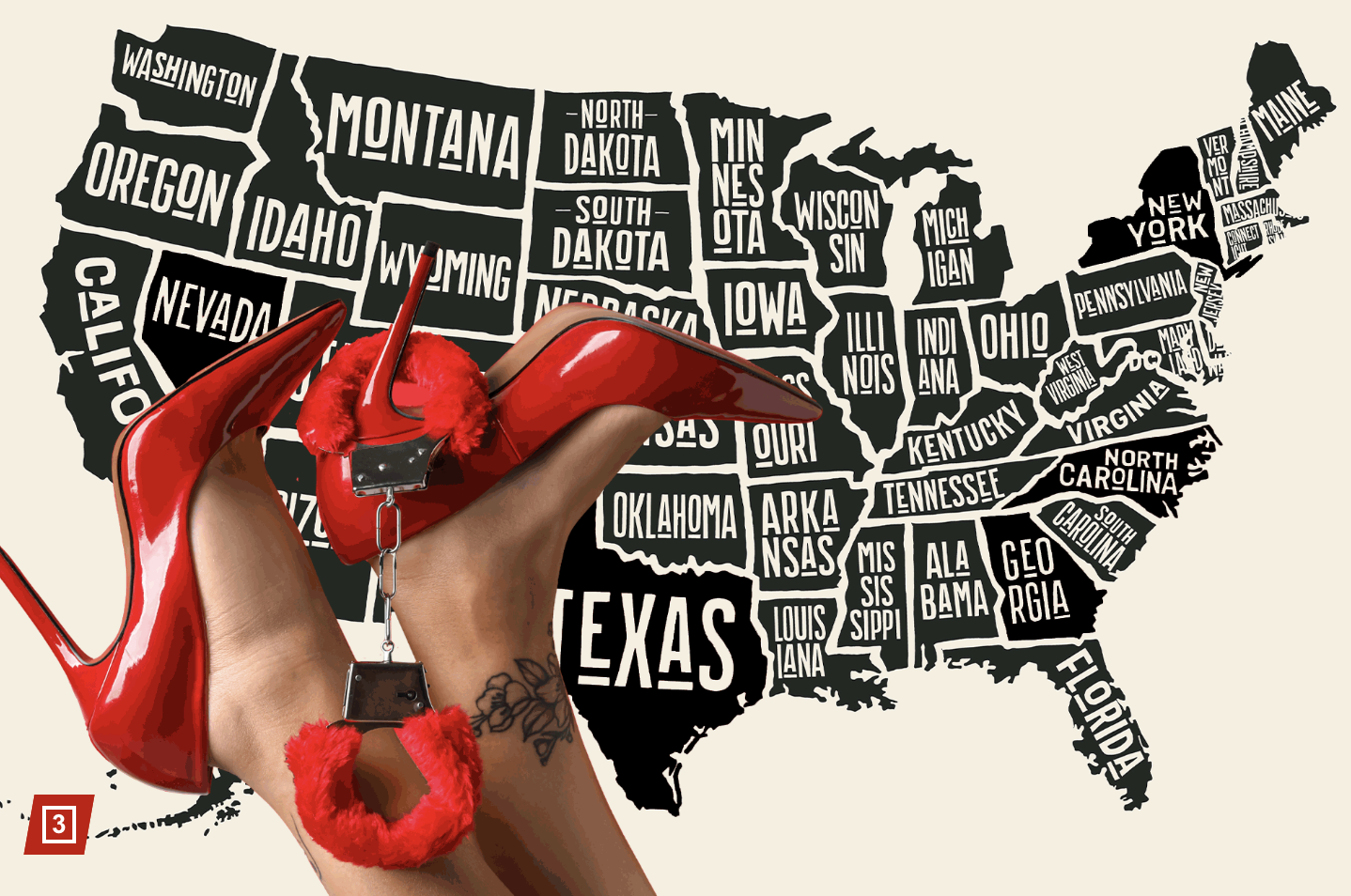 DATA LED: The kinkiest states in America